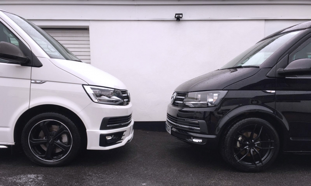black-and-white-t6-sportline-t6-highline-vw-transporter-vans